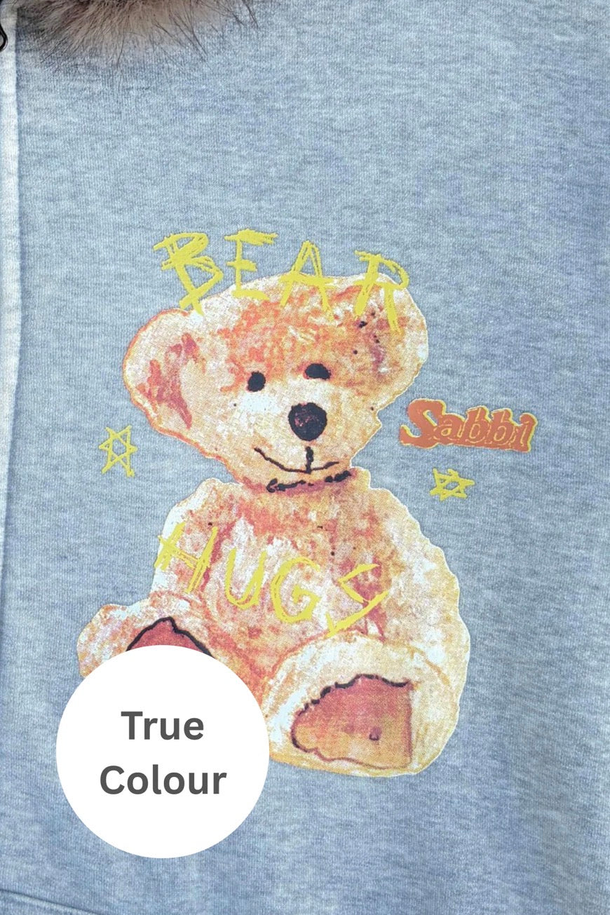 The Bear With Me Zip Hoodie | Sabbi