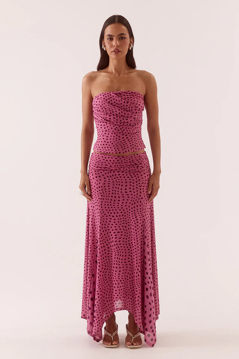 Zuri Strapless Top - Mauve | Sovere