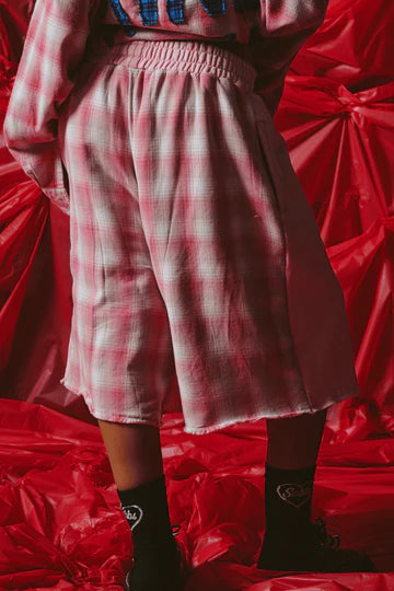 Check Mate Shorts - Pink | Sabbi