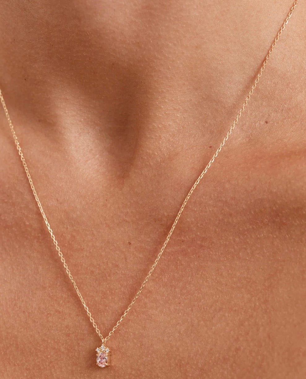 18k Gold Vermeil Embrace Love Necklace | By Charlotte