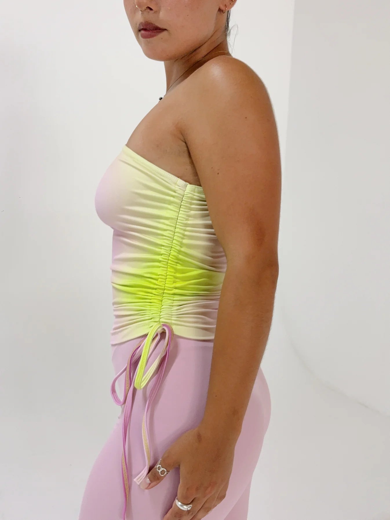 One Shoulder Top - Lemon Pop | Eeyo