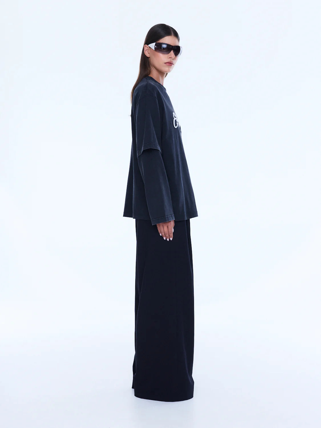 Mock Layer Long Sleeve Tee  | Ena Pelly