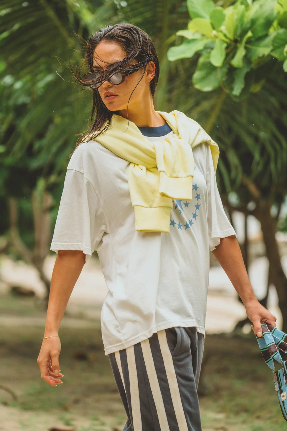 Speedy Sweatshirt Yellow Iris | Araminta James
