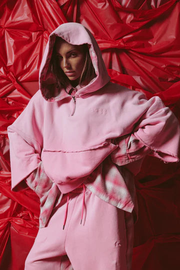 The Be A Kind Human Hoodie - Pink | Sabbi
