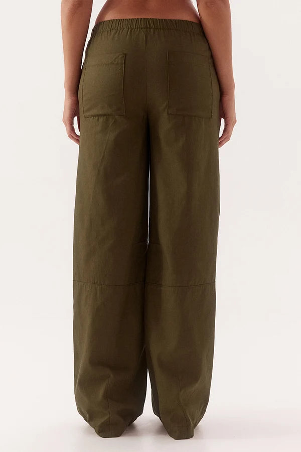 Romy Pant - Deep Khaki | Sovere