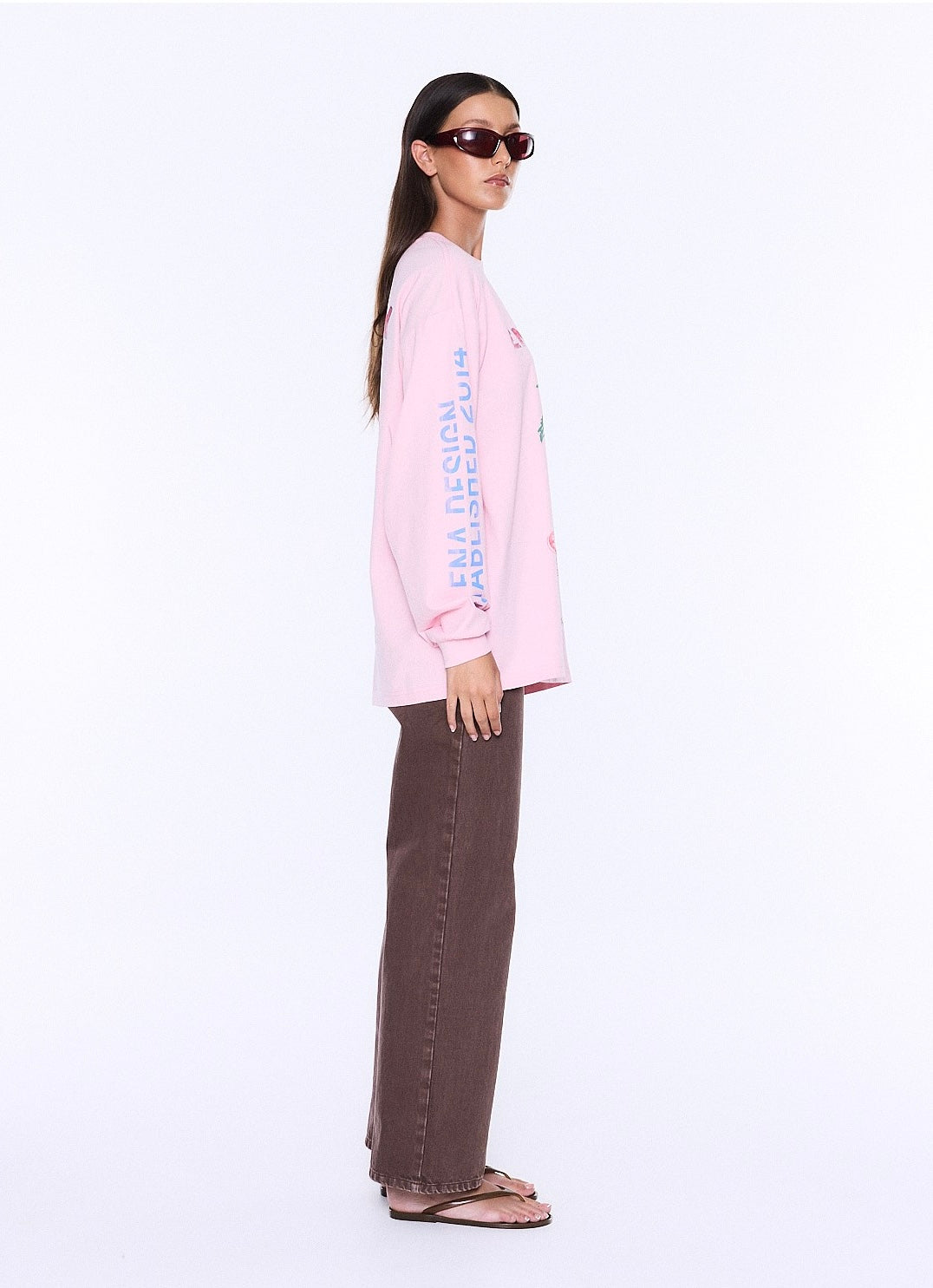 Hailey Long Sleeve Cuffed Tee | Ena Pelly