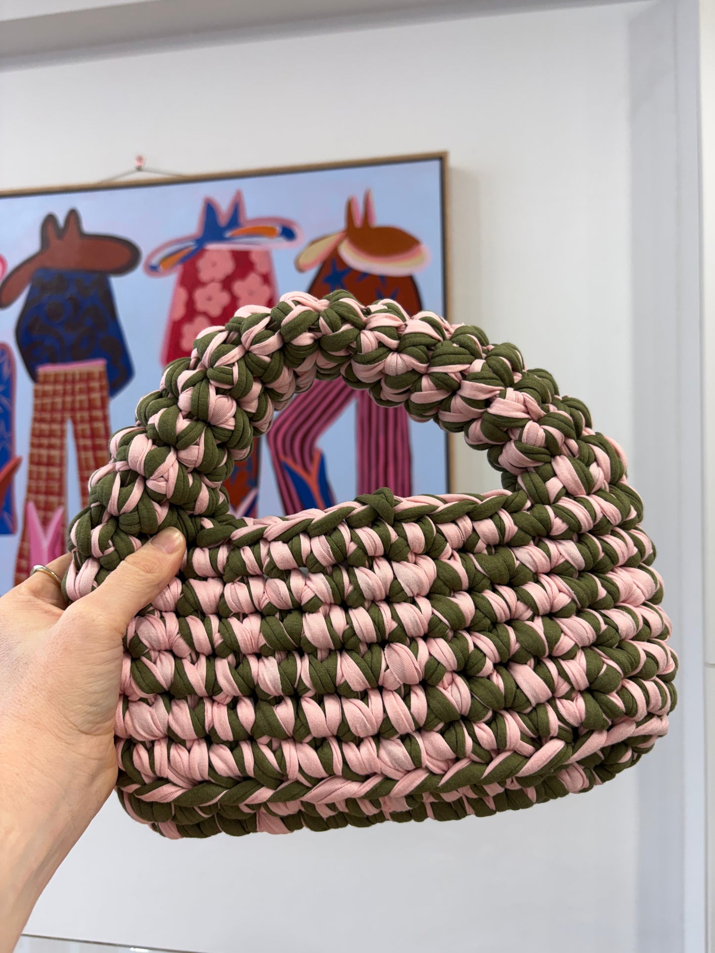 The Lys Mini - Olive & Baby Pink | ByMoja