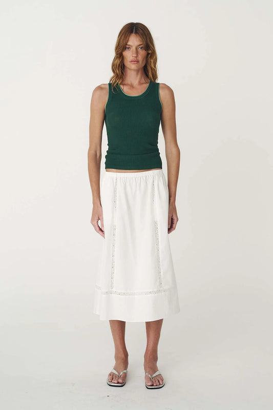Suri Lace Midi Skirt | ROWIE