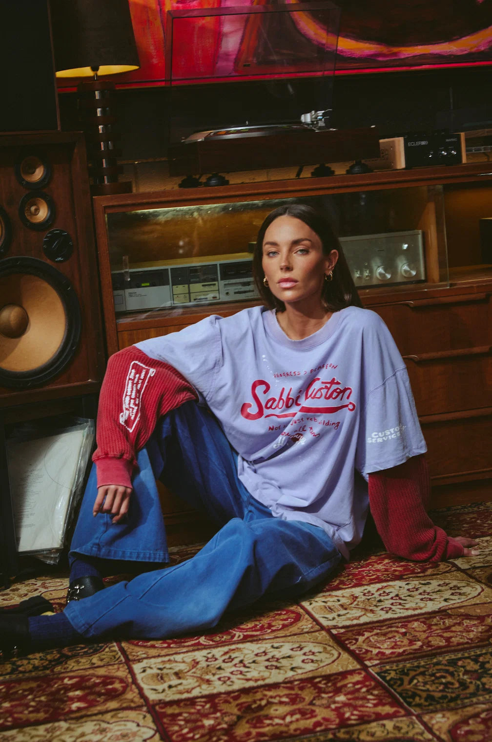 The LS Sabbi Custom Tee - Lilac | Sabbi