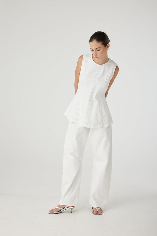 Lucille Top White | Nobody Denim