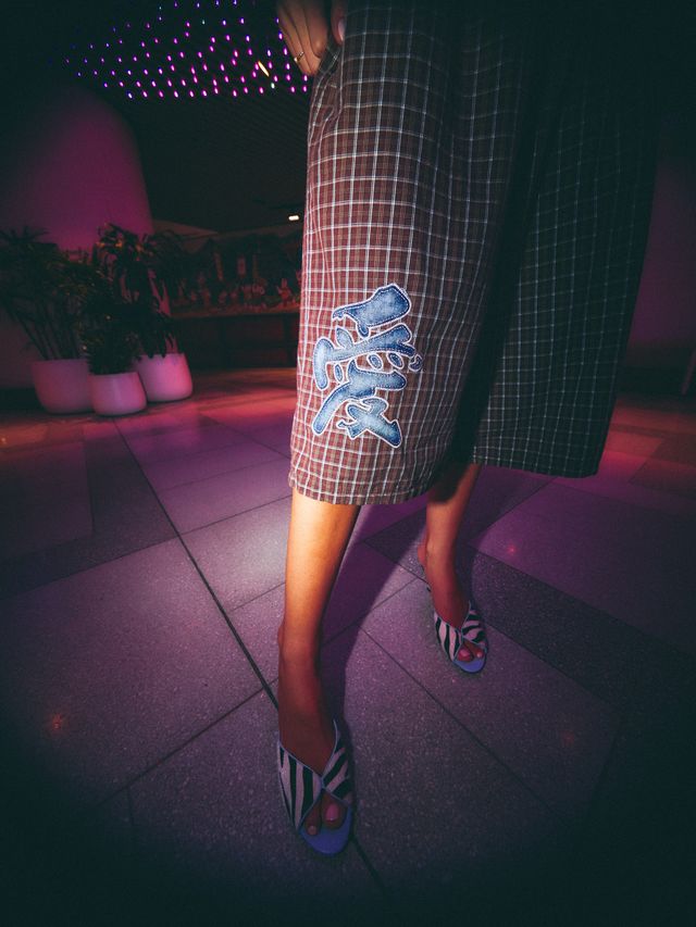 Tokyo Plaid Jort | Sabbi