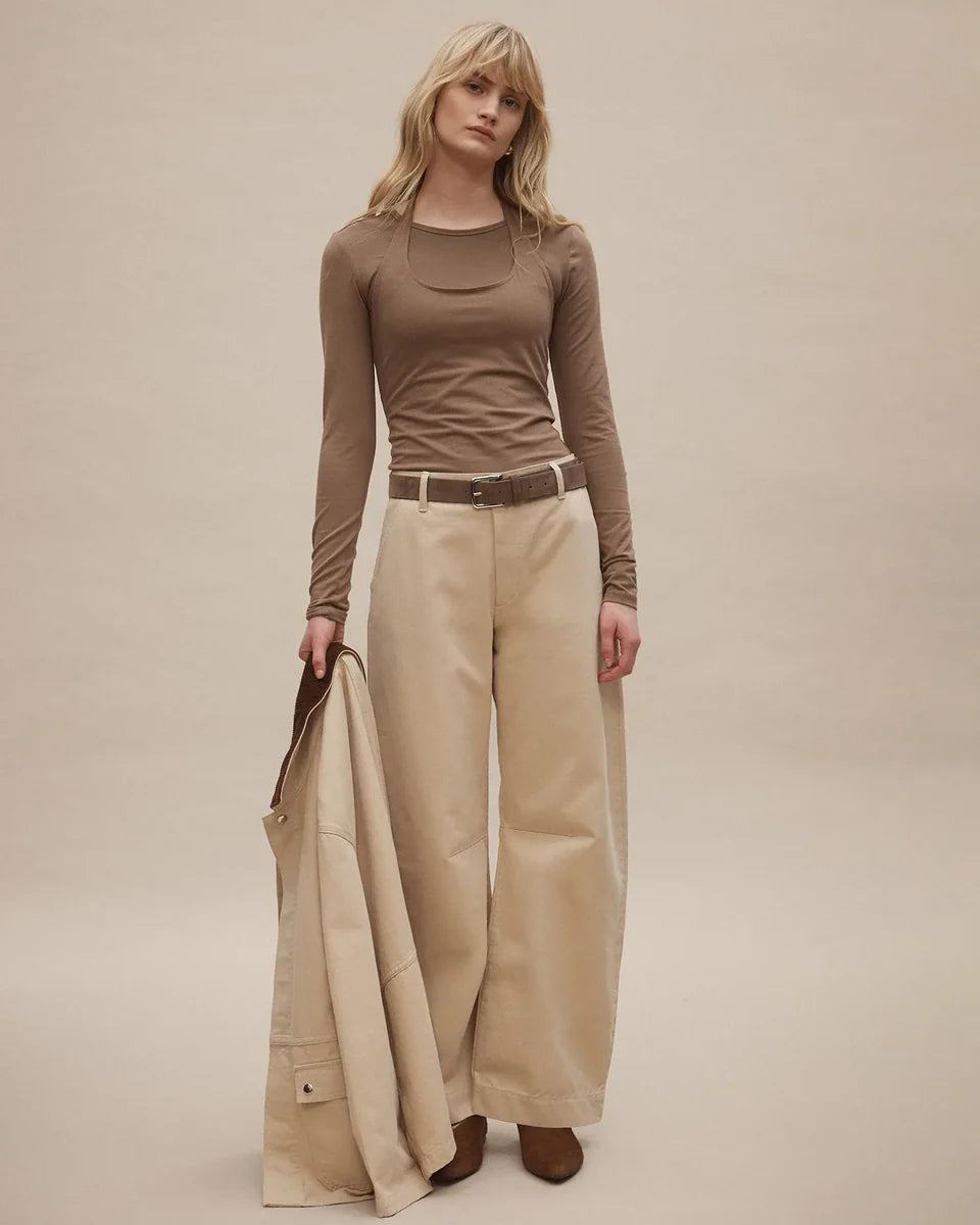 Vera Trouser - Dune | Nobody Denim