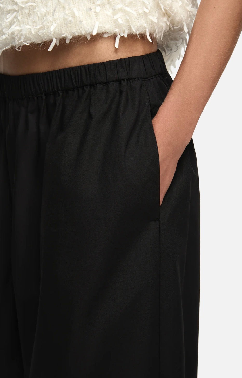Yan Pants Black | Blanca