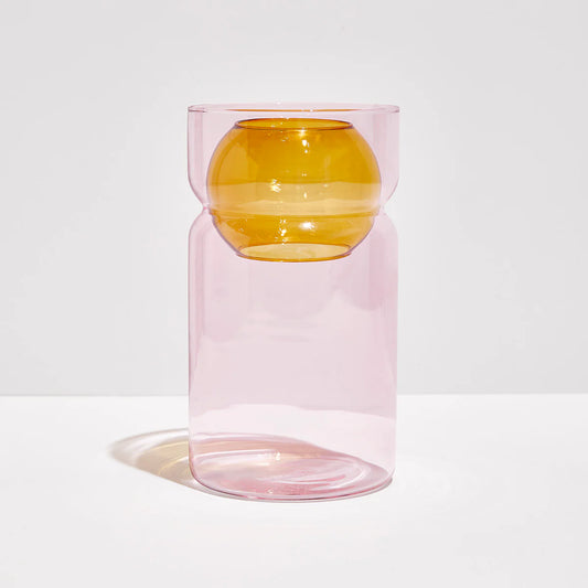 Balance Vase Pink and Amber | Fazeek