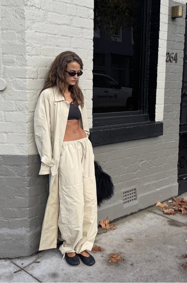 Barrel Utility Pant - Bone | Pinky & Kamal