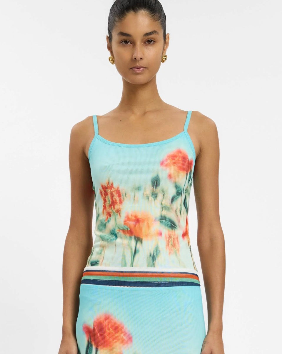 Camisole Mesh Baby Blue | With Harper Lu