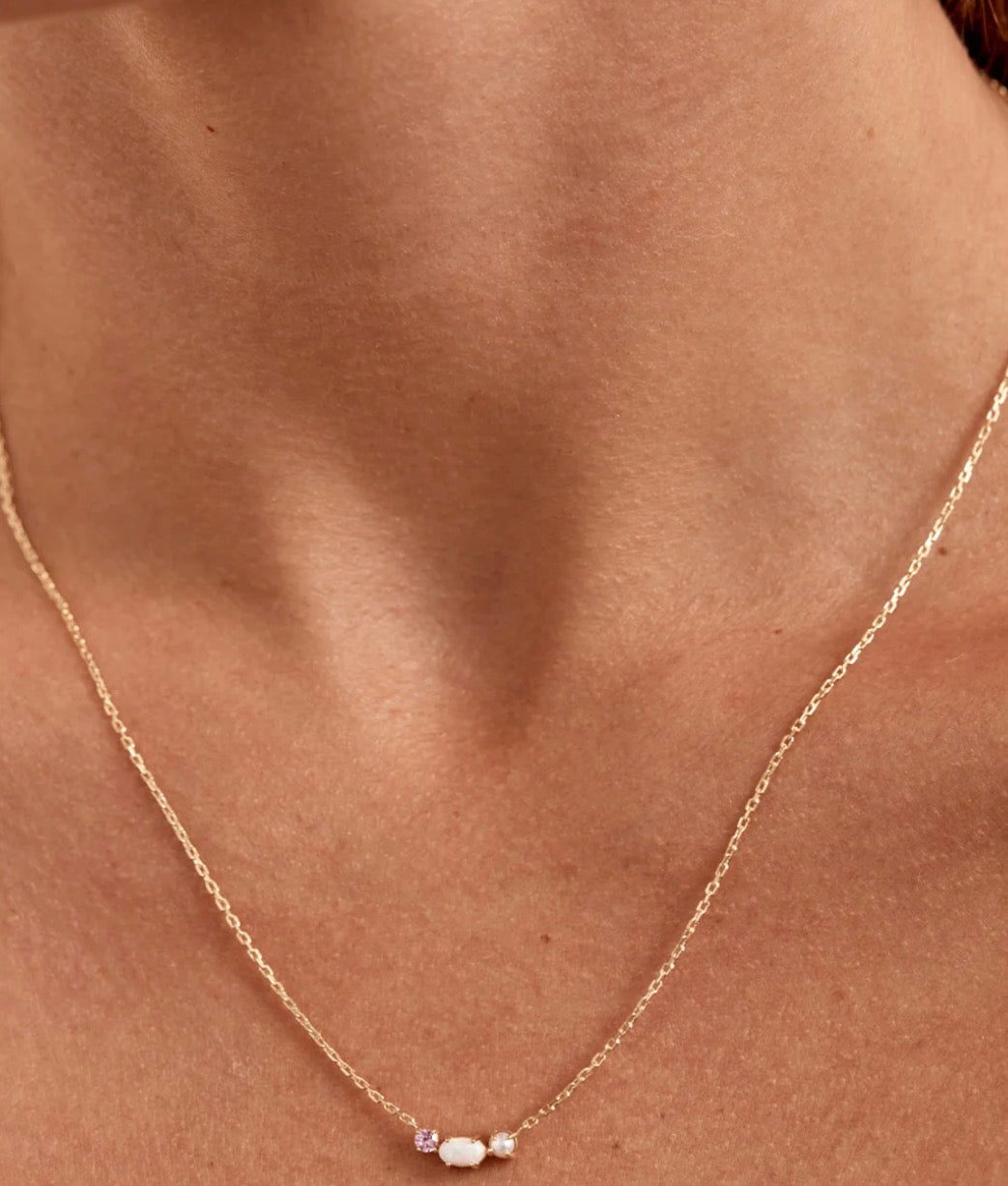 18k Gold Vermeil Cosmic Bloom Necklace | By Charlotte