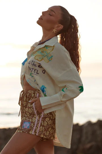 The Don Julio Shirt - Seas The Day - Cream | Sabbi