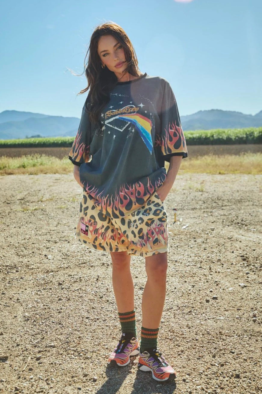 Flaming Leopard Shorts | Sabbi