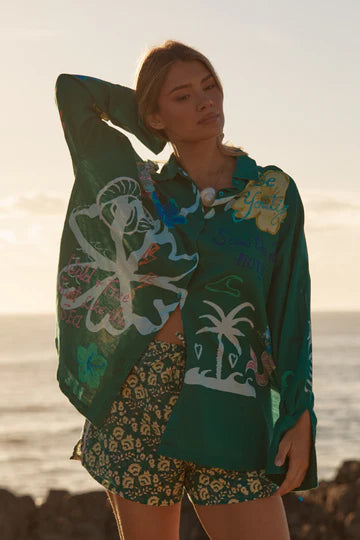 The Don Julio Shirt - Seas The Day - Green | Sabbi