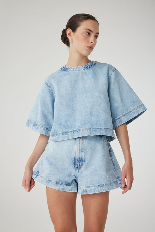 Luna Top Cloud Wash | Nobody Denim