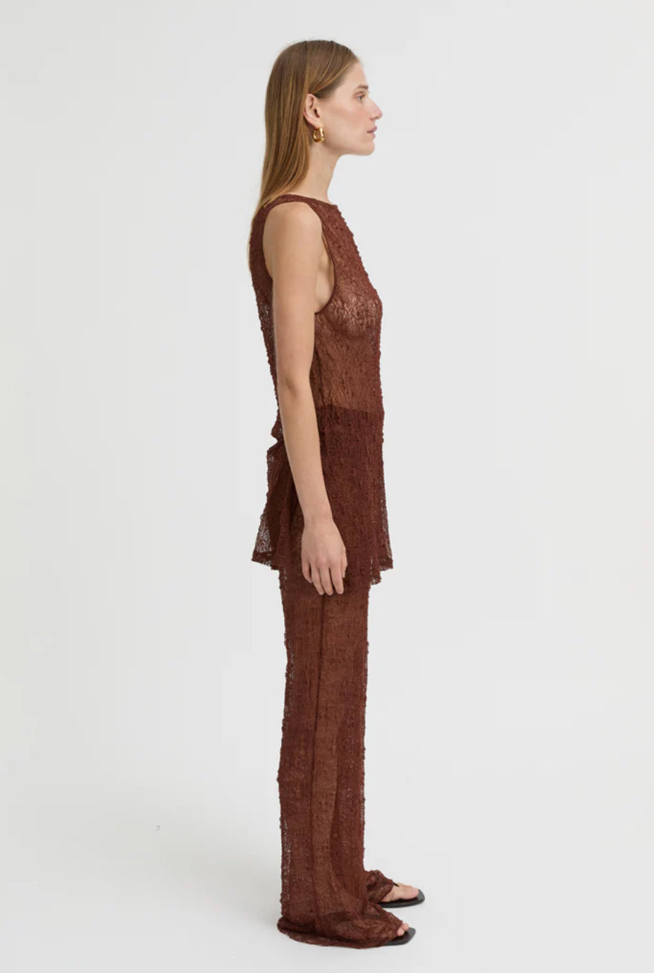 Riven Tank Brown | Blanca