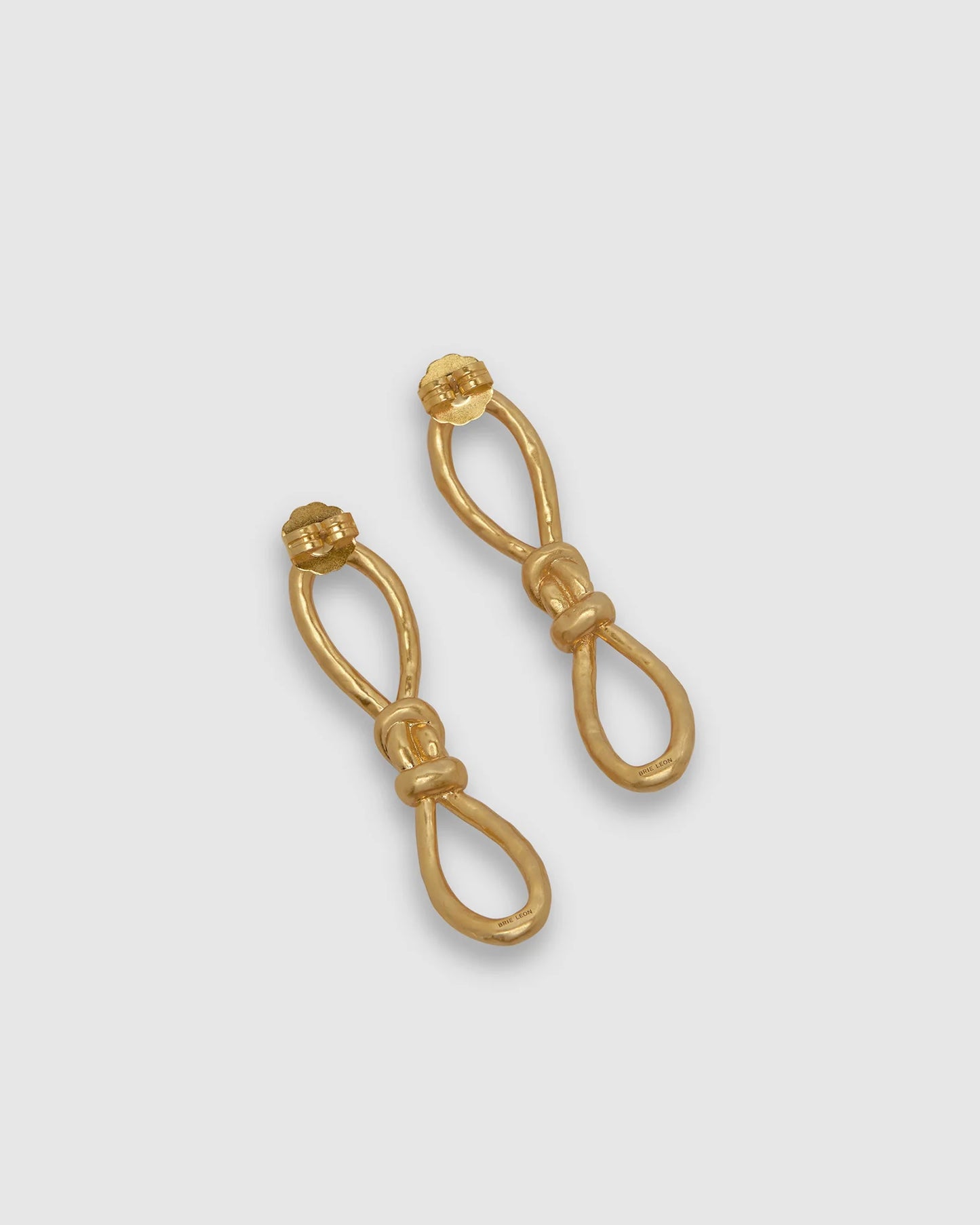 Knotted Earrings - Gold | Brie Leon