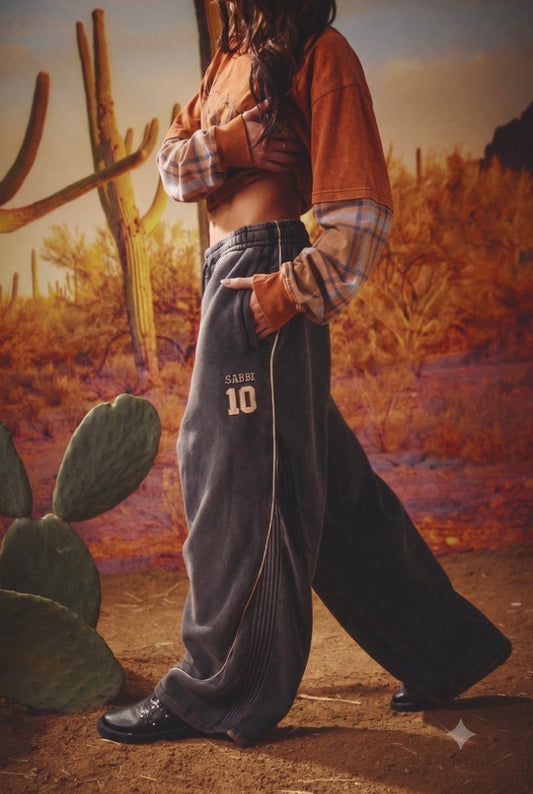 The Happy Chap Wide Leg Sweat Pants | Sabbi