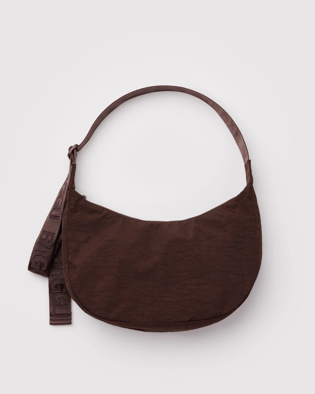 Medium Nylon Crescent Bag - Coffee | Baggu