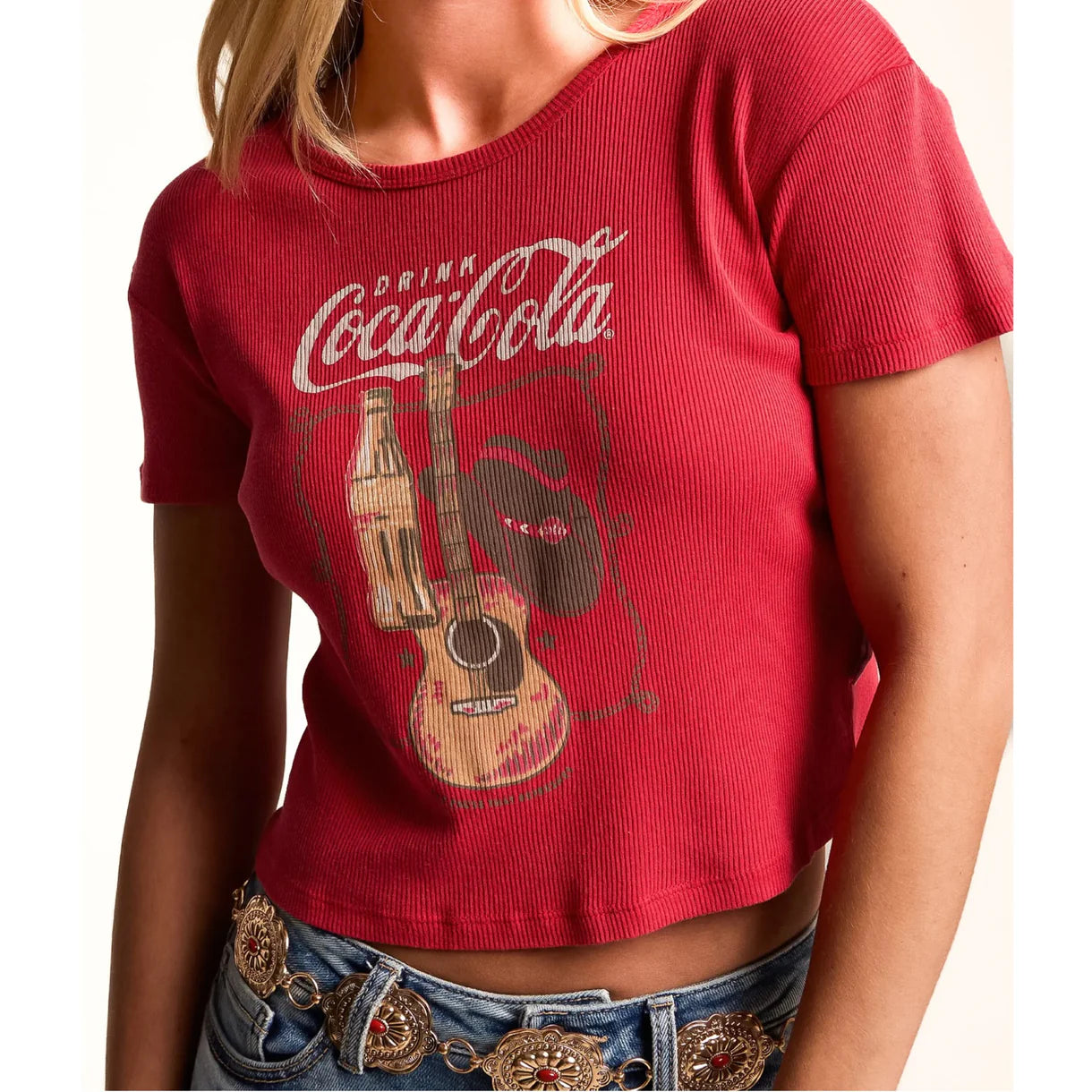 Coca Cola Country Baby Tee - Vintage Red | The Laundry Room