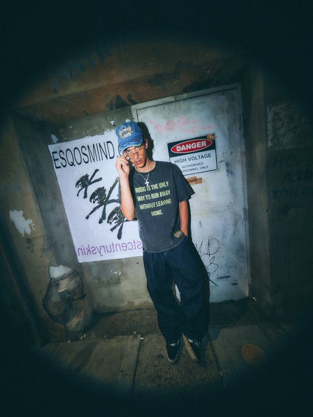 The Vinyl Shop Tee - Black | Sabbi
