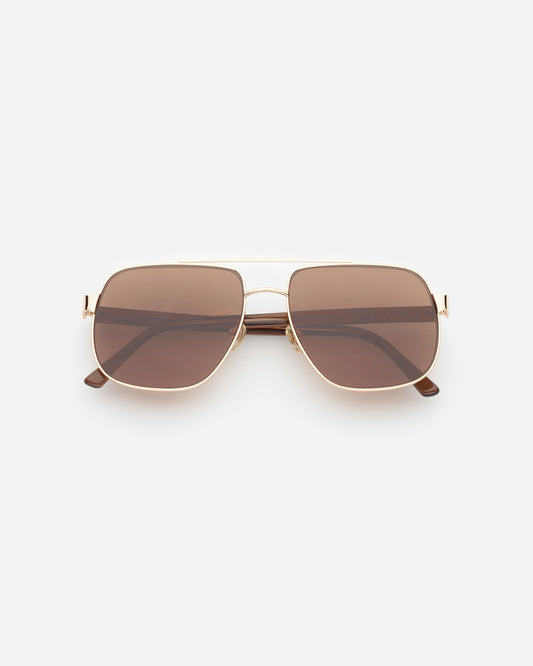 Amelia Sunglasses Black Coffee | Lu Goldie