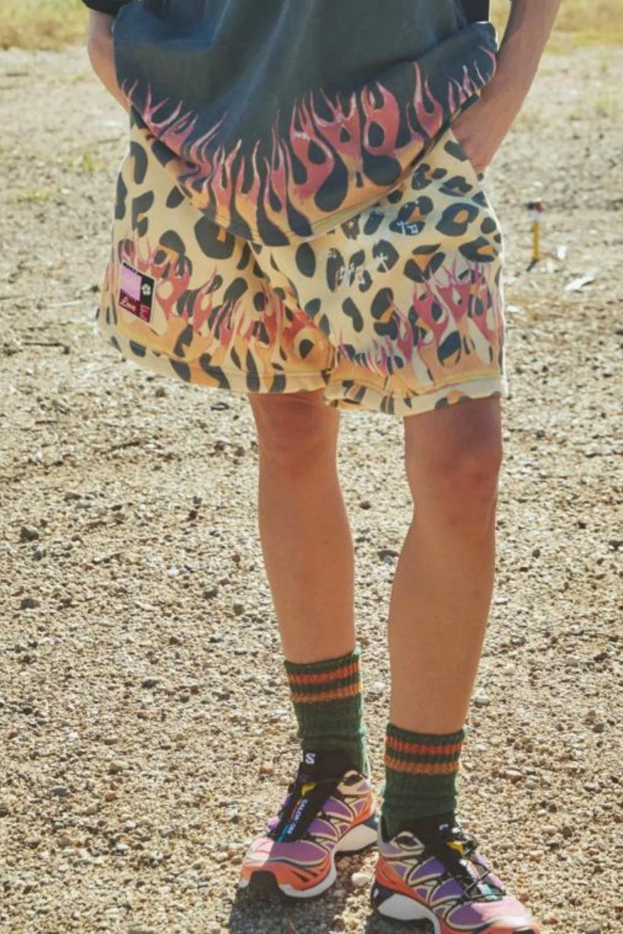 Flaming Leopard Shorts | Sabbi