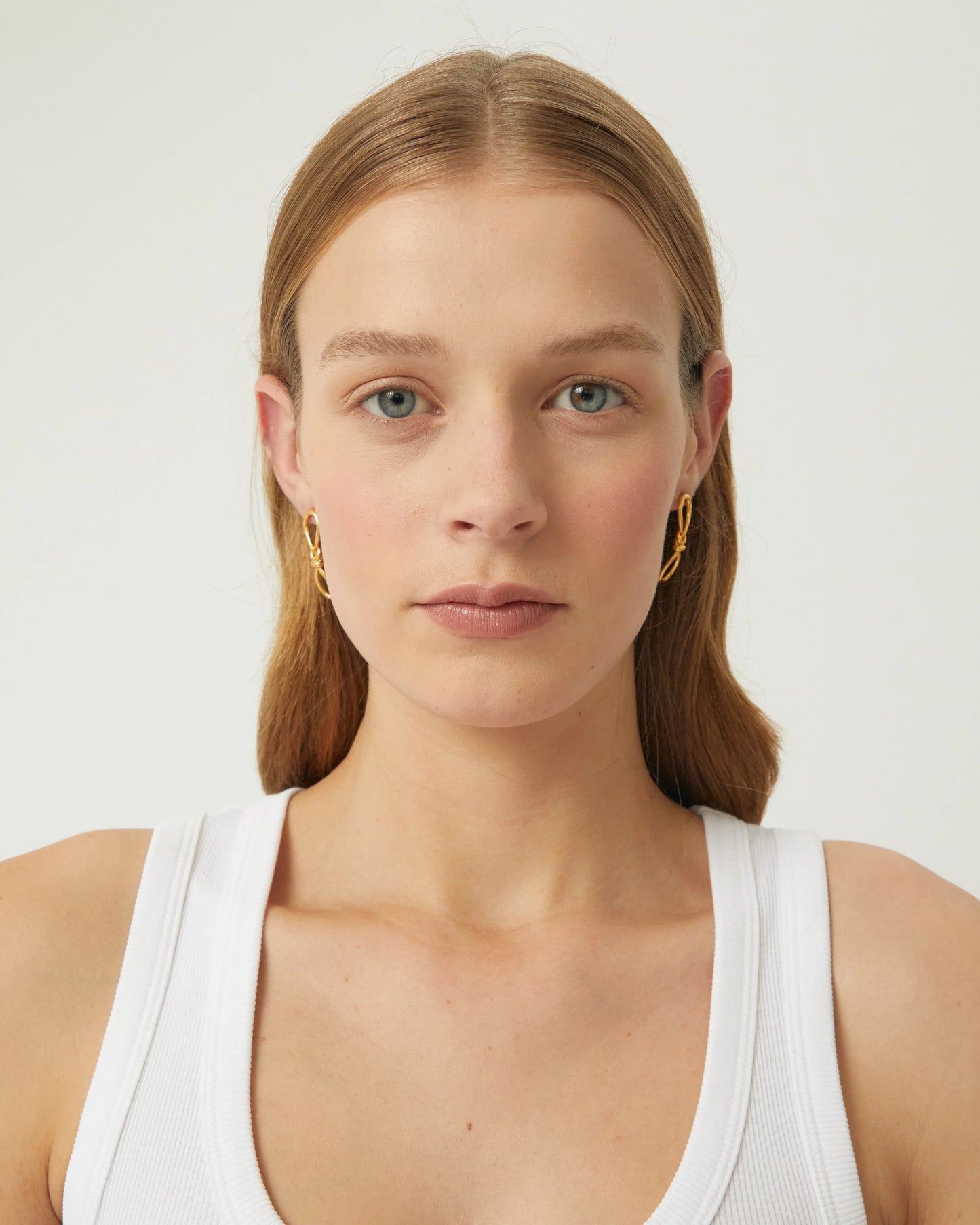 Knotted Mini Earrings - Gold | Brie Leon