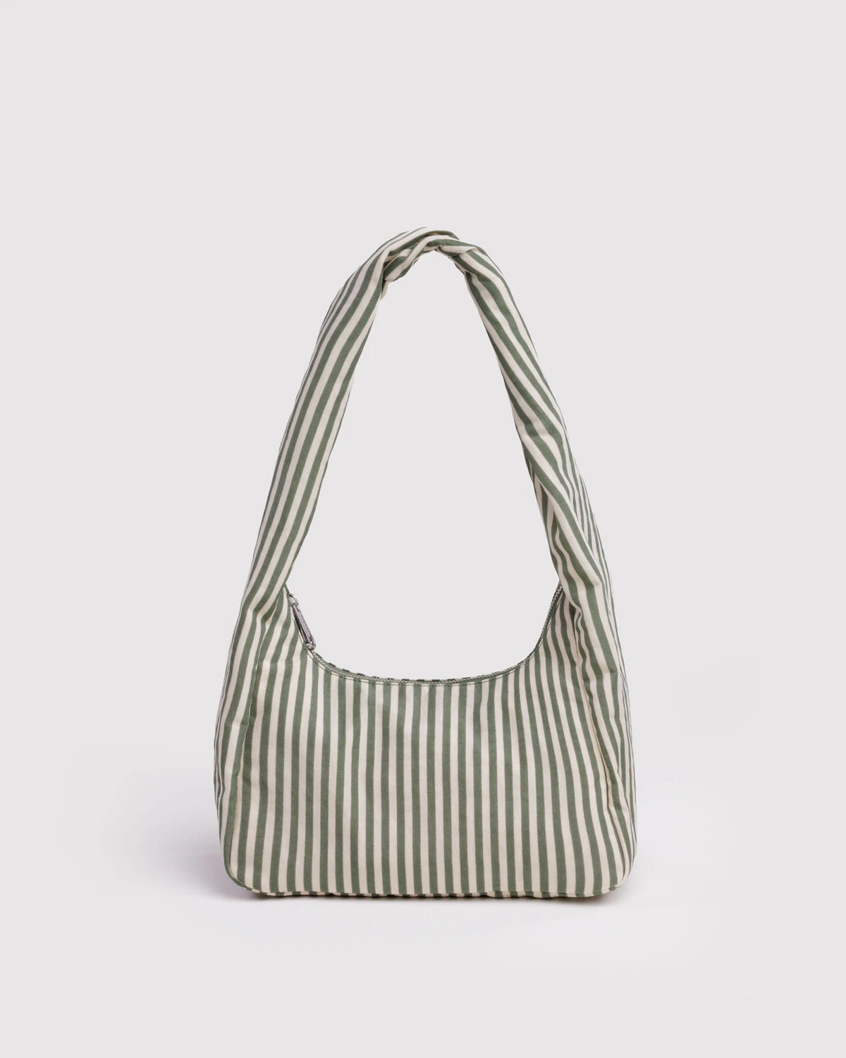 Small Nylon Meringue Bag - Sage Stripe | Baggu