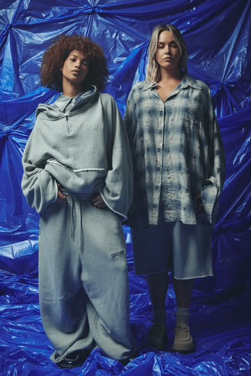The Be A Kind Human Hoodie - Blue | Sabbi