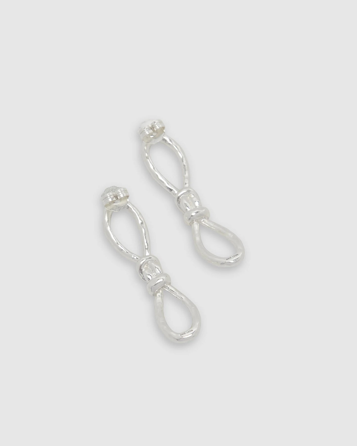 Knotted Earrings - Silver | Brie Leon