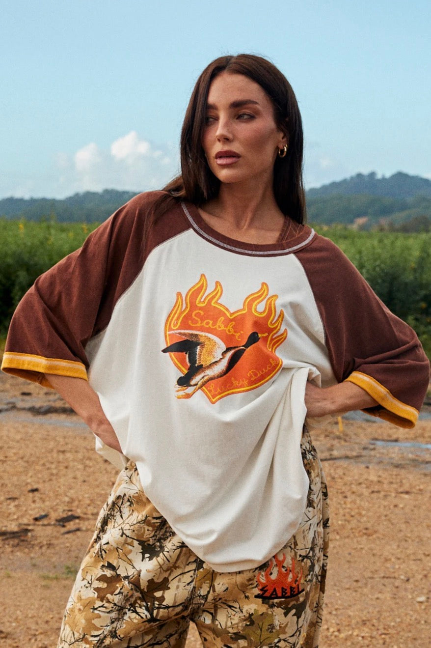 The Very Oversized Lucky Duck Reagan Tee - Sabbi