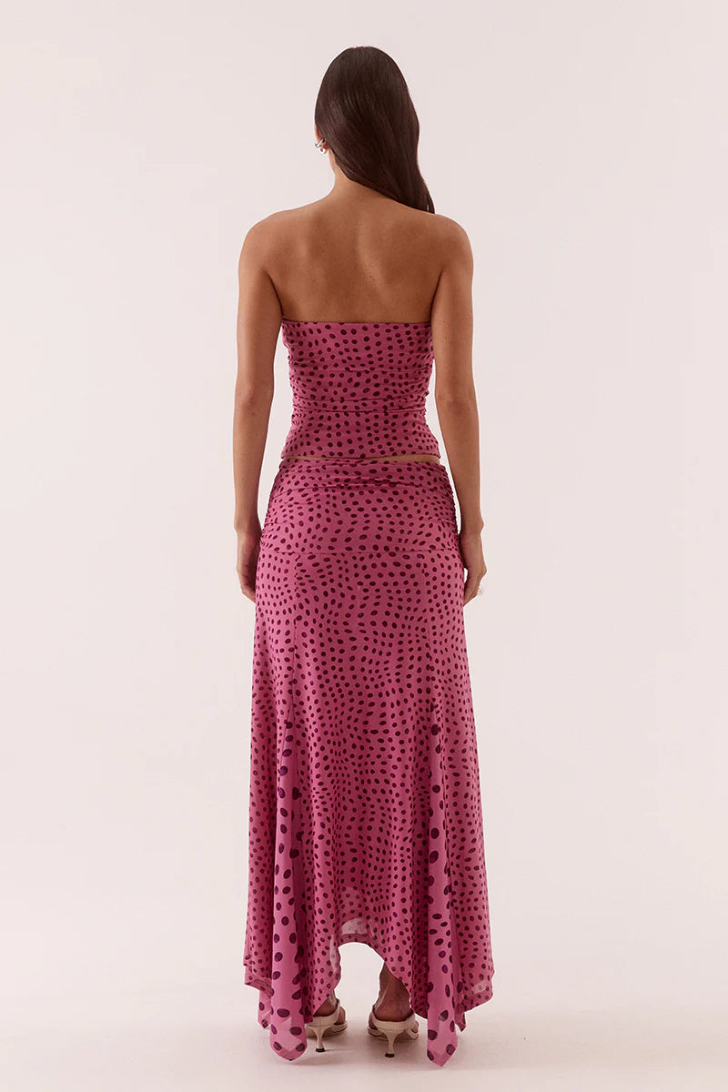 Zuri Strapless Top - Mauve | Sovere
