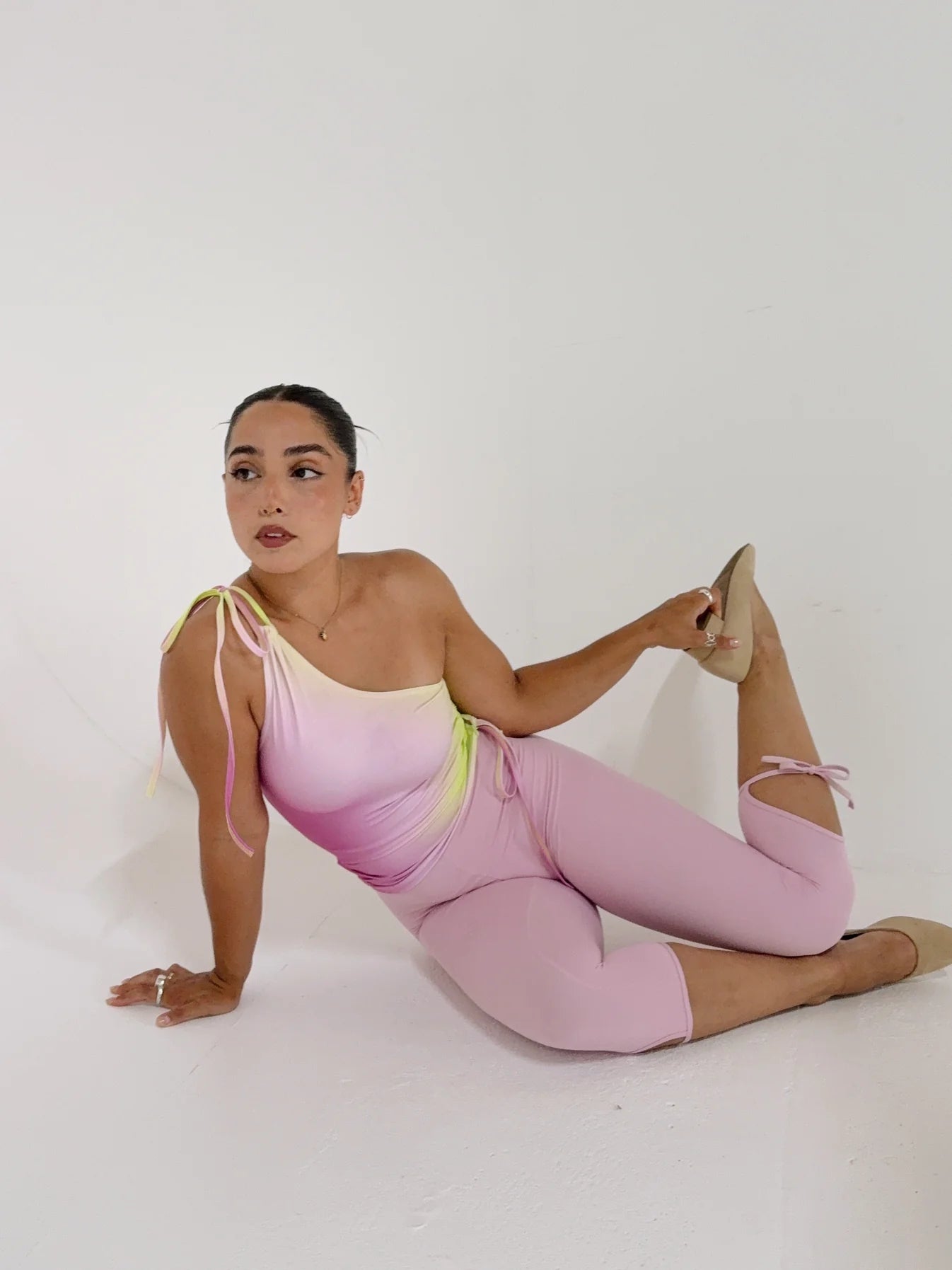 One Shoulder Top - Lemon Pop | Eeyo