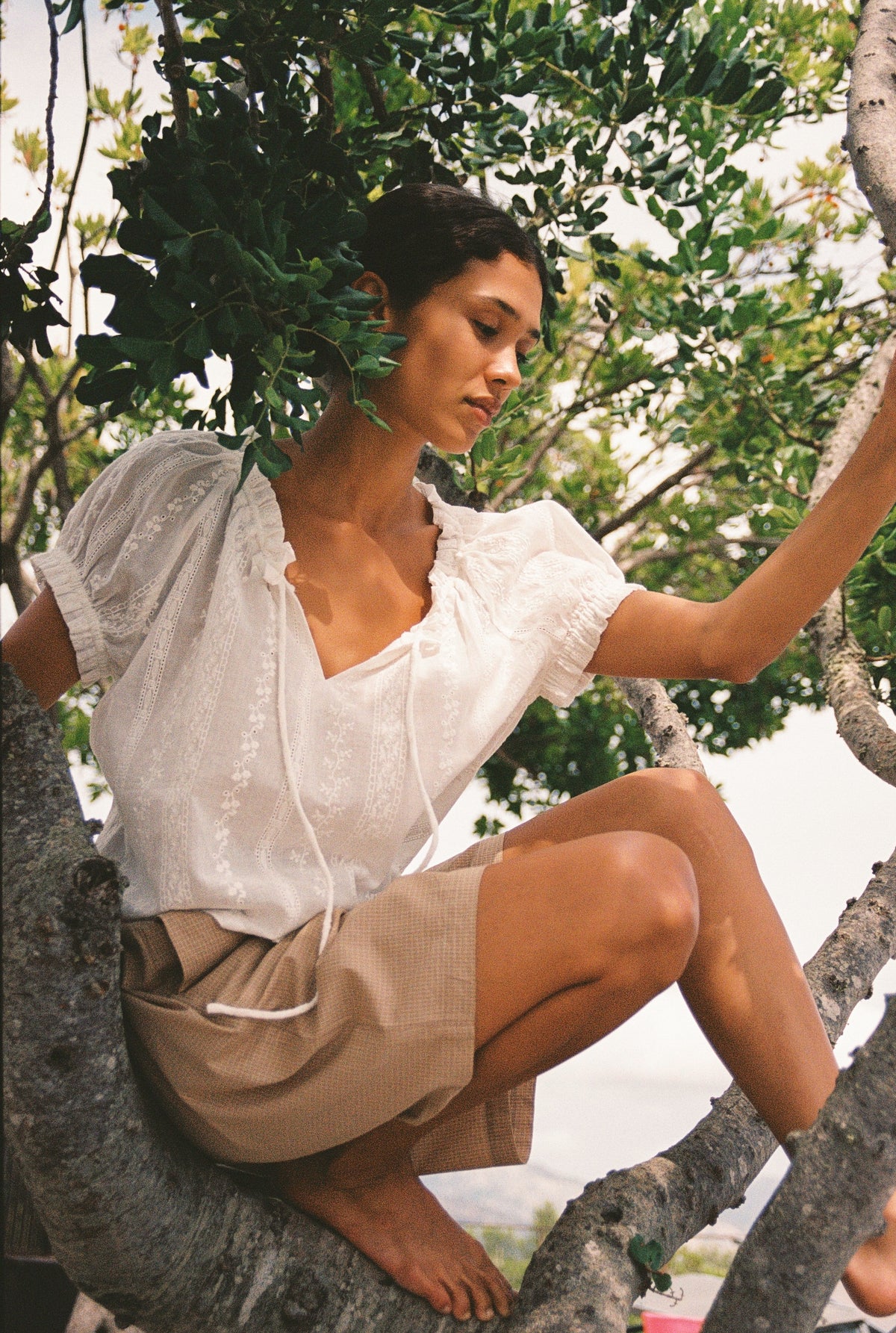Jasmine Blouse - Blanc | Juni