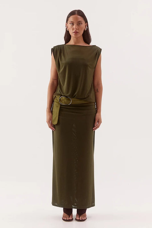 Selen Dress - Olive | Sovere