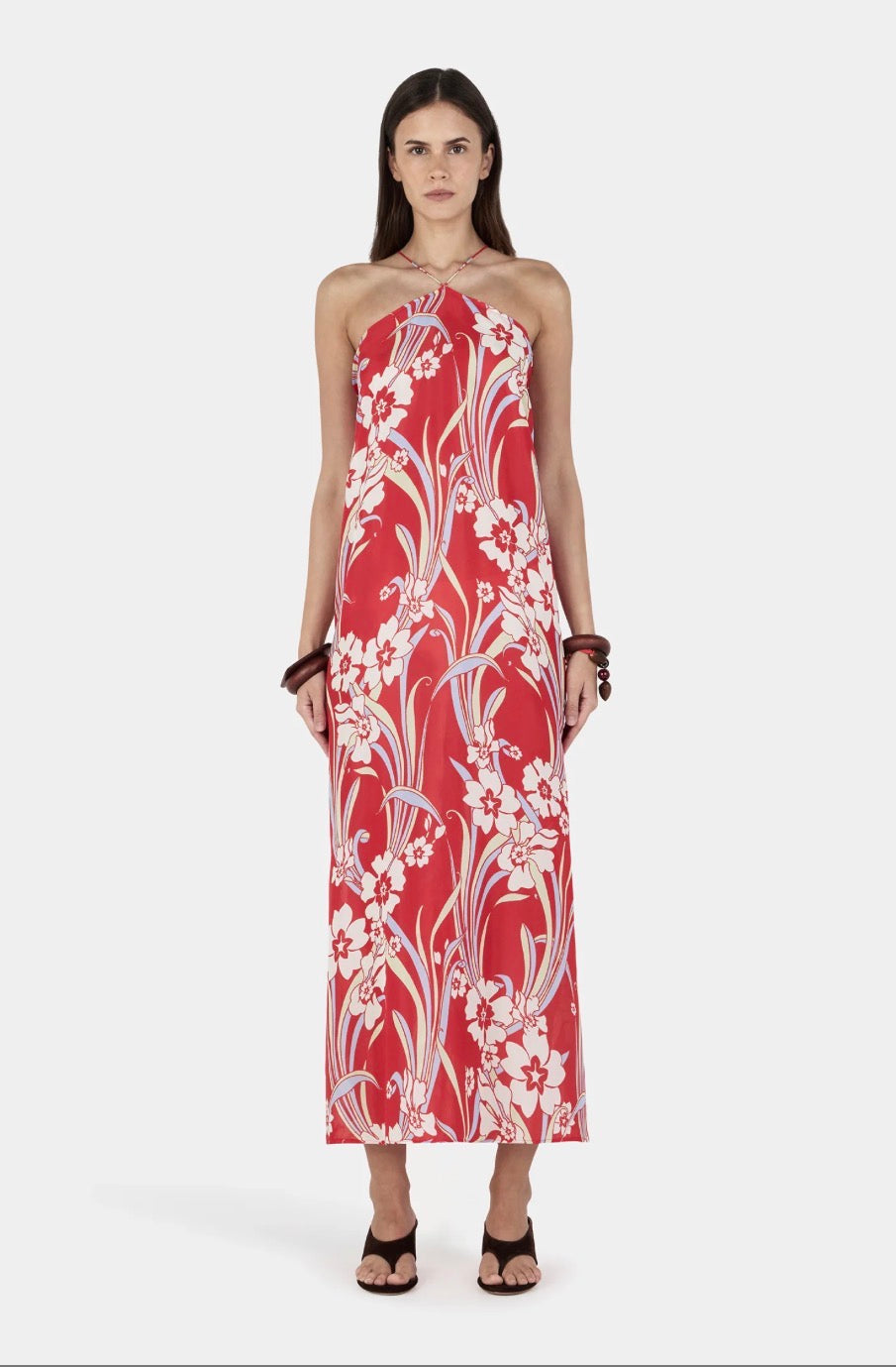 Cinzia Maxi Dress Retro Hawaii | Hansen & Gretel