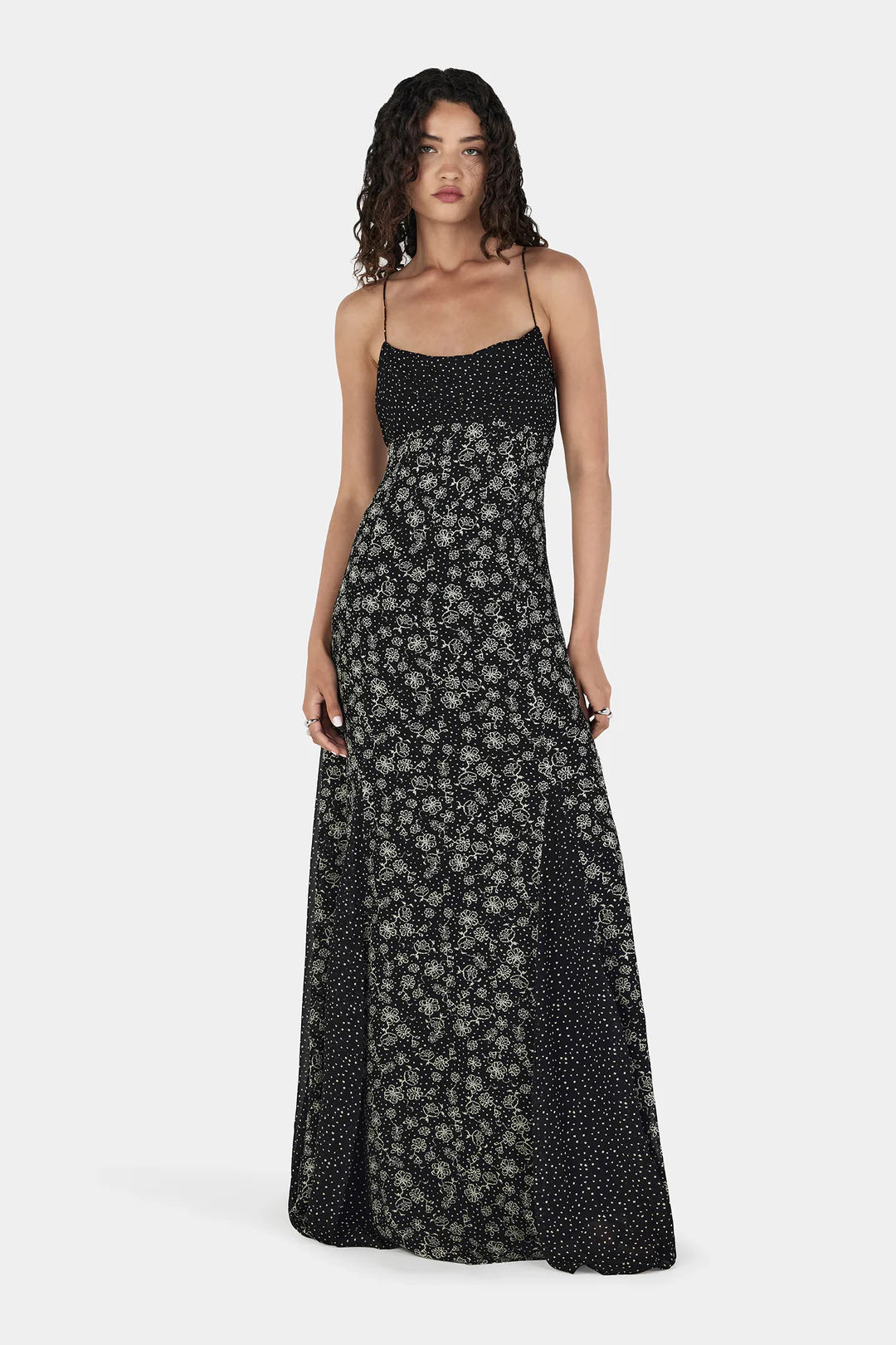 Natali Maxi Dress Thistlelight Spot