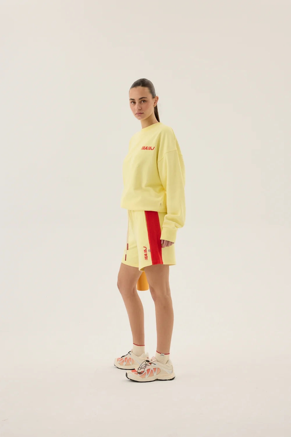 Speedy Sweatshirt Yellow Iris | Araminta James