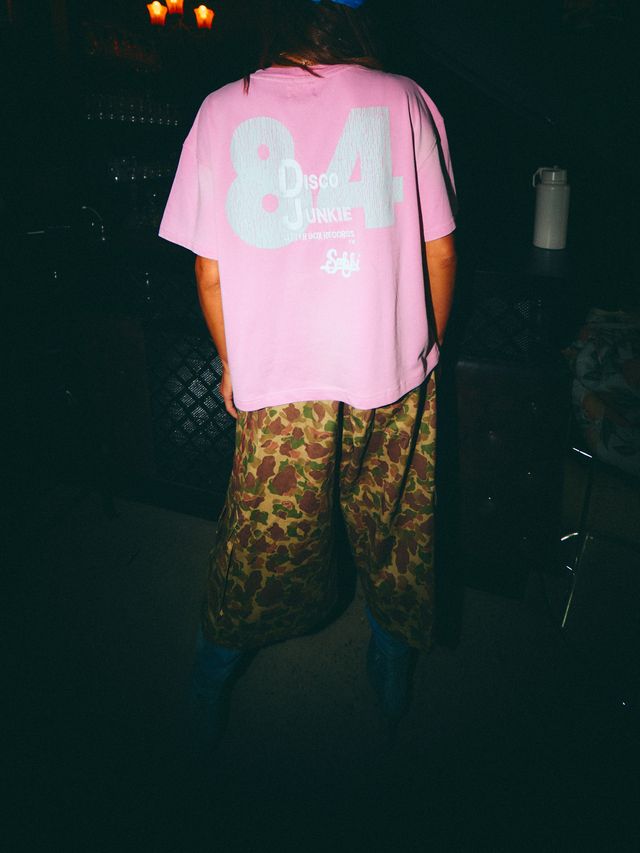 DJ Cat Tee - Pink | Sabbi