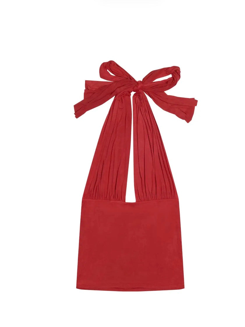 Isabela Red Top | Susmie’s