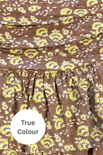 The Seas The Day Ra Ra Skirt - Mocha | Sabbi