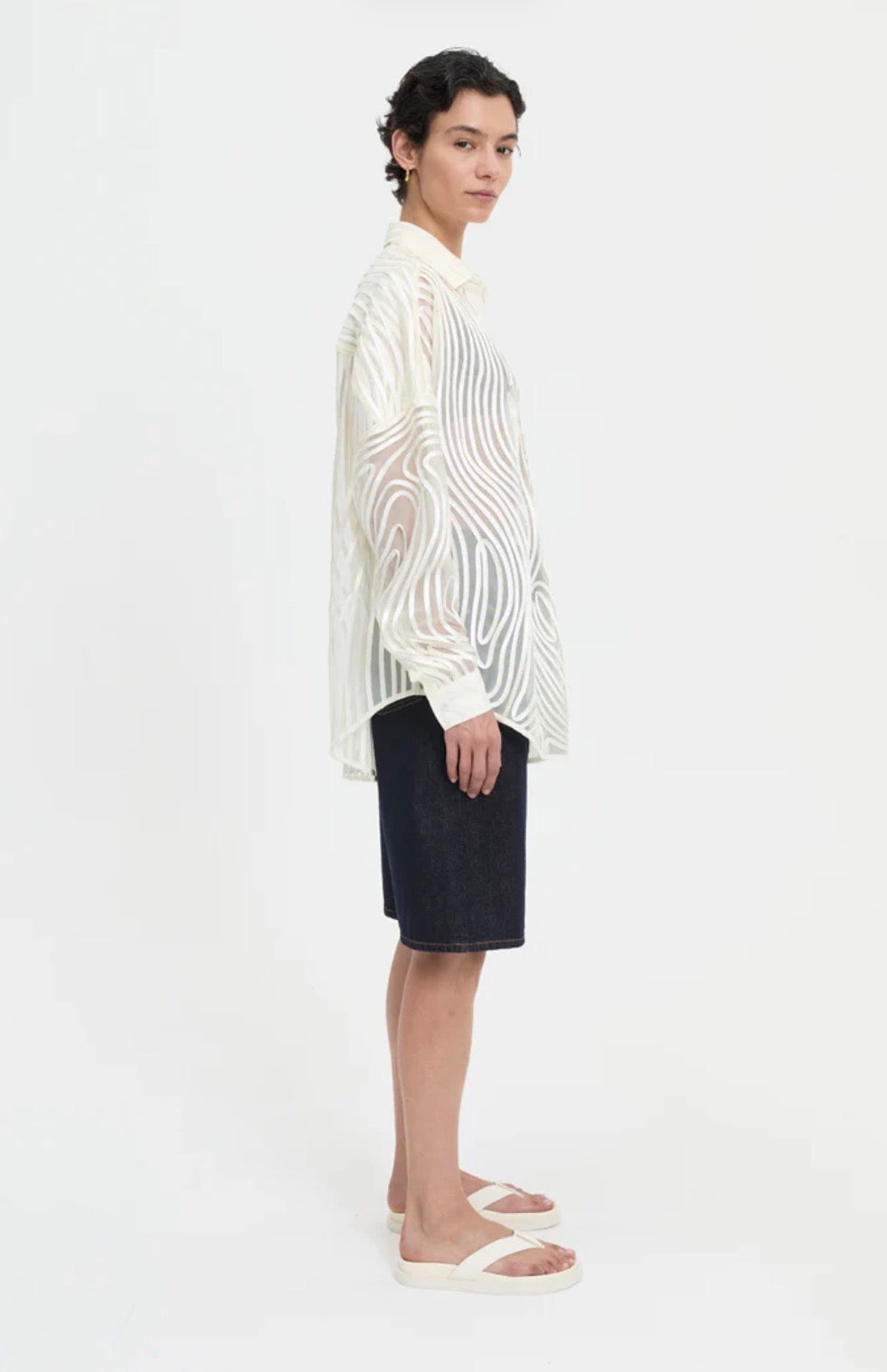 Micah Shirt Cream | Blanca
