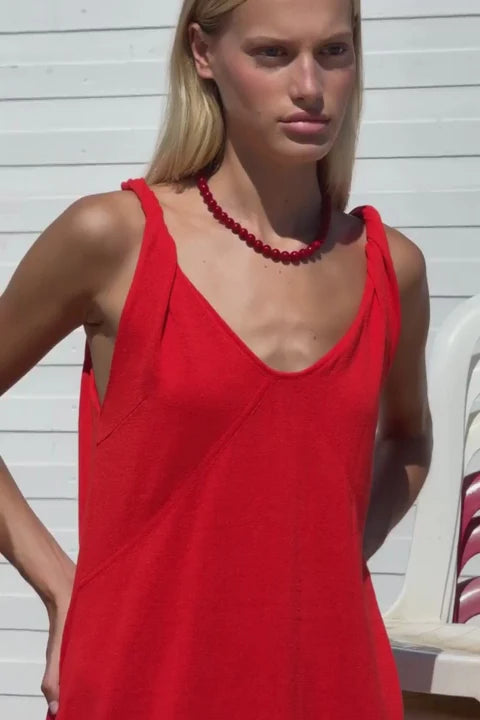 Hara Mini Dress Hibiscus | Arcaa